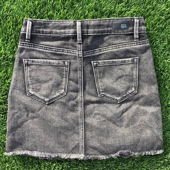 RSQ Jean Skirt // Girl’s Size 8 // Light Black - Picture 5 of 5